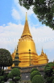 THAILAND, Bangkok, GRAND PALACE (Wat Phra Keo), golden Sri Rattana chedi, THA2378JPL