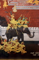 THAILAND, Bangkok, GRAND PALACE (Wat Phra Keo), murals of Ramakien stories, THA2390JPL
