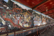 THAILAND, Bangkok, GRAND PALACE (Wat Phra Keo), murals of Ramakien stories, THA2400JPL