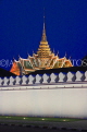THAILAND, Bangkok, GRAND PALACE (Wat Phra Keo), night view, THA3186JPL