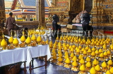THAILAND, Bangkok, GRAND PALACE (Wat Phra Keo), offerings at Emerald Buddha Temple, THA1796JPL