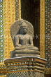 THAILAND, Bangkok, GRAND PALACE (Wat Phra Keo), stone Buddha figure, THA15JPLA
