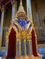 THAILAND, Bangkok, GRAND PALACE (Wat Phra Keo) gilded, mosaic encrusted detail, THA719JPL