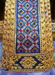 THAILAND, Bangkok, GRAND PALACE, mosaic encrusted gold lacqured detail on buildings, THA1310JPL