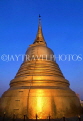 THAILAND, Bangkok, Golden Mount Temple (Wat Saket) pagoda, at dusk, THA1676JPL