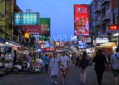 THAILAND, Bangkok, Khao San Road, street scene, night view, THA3418JPL