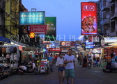 THAILAND, Bangkok, Khao San Road, street scene, night view, THA3419JPL