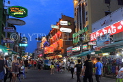 THAILAND, Bangkok, Khao San Road, street scene, night view, THA3420JPL