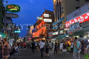 THAILAND, Bangkok, Khao San Road, street scene, night view, THA3421JPL