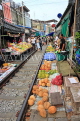 THAILAND, Bangkok, Maeklong Railway Market, THA2920JPL