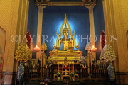 THAILAND, Bangkok, WAT BENCHAMABOPHIT, Ordination Hall, Buddha Chinnarat, THA3024JPL