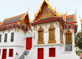 THAILAND, Bangkok, WAT BENCHAMABOPHIT, Song Phanaut Hall, THA3041JPL