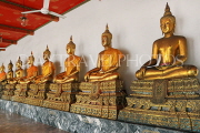 THAILAND, Bangkok, WAT PHO, Buddha images in cloisters, THA2743JPL