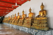 THAILAND, Bangkok, WAT PHO, Buddha images in cloisters, THA2744JPL