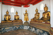 THAILAND, Bangkok, WAT PHO, Buddha images in cloisters, THA2759JPL