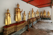THAILAND, Bangkok, WAT PHO, Buddha images in cloisters, THA2764JPL