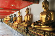 THAILAND, Bangkok, WAT PHO, Buddha images in cloisters, THA2775JPL