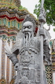 THAILAND, Bangkok, WAT PHO, Chinese Guardian statue, THA2848JPL
