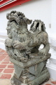 THAILAND, Bangkok, WAT PHO, Chinese Lion sculpture, THA2853JPL