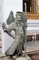 THAILAND, Bangkok, WAT PHO, Chinese statues spread throughout temple site, THA2900JPL