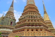THAILAND, Bangkok, WAT PHO, Phra Maha Chedis, THA2805JPL