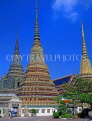 THAILAND, Bangkok, WAT PHO, Phra Maha Chedis, THA745JPL