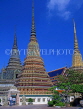 THAILAND, Bangkok, WAT PHO (Temple of Reclining Buddah - Wat Phra Chetupon), chedis, THA745JPL
