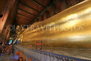 THAILAND, Bangkok, WAT PHO (Temple of Reclining Buddha), golden Buddha, THA2719JPL