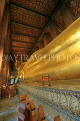 THAILAND, Bangkok, WAT PHO (Temple of Reclining Buddha), golden Buddha, THA2720JPL