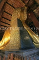 THAILAND, Bangkok, WAT PHO (Temple of Reclining Buddha), golden Buddha, THA2729JPL