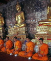 THAILAND, Bangkok, WAT PHO, monks & Buddha statues, THA023JPL