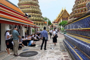 THAILAND, Bangkok, WAT PHO, temple site, and visitors, THA2825JPL