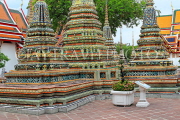 THAILAND, Bangkok, WAT PHO, temple site, chedis, THA2821JPL
