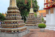 THAILAND, Bangkok, WAT PHO, temple site, chedis, THA2828JPL
