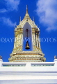 THAILAND, Bangkok, WAT PHO Temple (temple of reclining Buddha), chapel with bell, THA27JPL