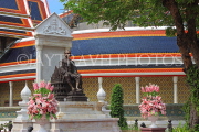 THAILAND, Bangkok, WAT RATCHABOPHIT, King Rama V monument, THA3259JPL