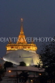 THAILAND, Bangkok, WAT SAKET (Golden Mount Temple), night view, THA3299JPL