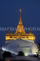 THAILAND, Bangkok, WAT SAKET (Golden Mount Temple), night view, THA3300JPL