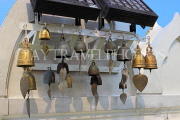 THAILAND, Bangkok, WAT SAKET (Golden Mount Temple), prayer bells, THA3322JPL