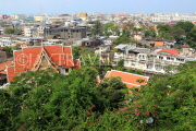 THAILAND, Bangkok, WAT SAKET (Golden Mount Temple), view from temple top, THA3340JPL