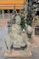 THAILAND, Bangkok, WAT SUTHAT, courtyard statues, THA3212JPL