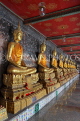 THAILAND, Bangkok, WAT SUTHAT, the cloisters, Buddha statues, THA3218JPL