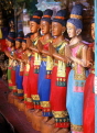 THAILAND, Bangkok, crafts, hand carved wooden figures (one metre tall), THA1010JPL
