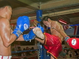 THAILAND, Bangkok, cultural show, muay thai (boxing) fighters, THA2205JPL