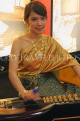 THAILAND, Bangkok, cultural show, musician playing Chakhe, THA2287JPL