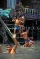 THAILAND, Bangkok, klongs (waterways), children playing, THA1046JPL