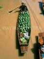 THAILAND, Damnoen Saduak (Floating Market), sampan with melons, THA1887JPL
