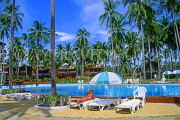 THAILAND, Ko Samui Island, poolside at Imperial Boathouse Hotel, THA1968JPL