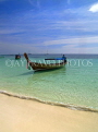 THAILAND, Koh Lipe Island, beach and longtail boat, THA2073JPL