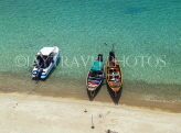 THAILAND, Koh Tao Island, Mango Bay, beach and boats, THA1997JPL